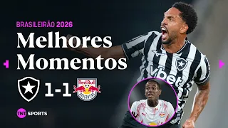 GOL CONTRA BIZARRO, EXPULSÃO E WALLACE YAN CHORA! BOTAFOGO 1 X 1 BRAGANTINO