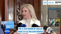 Coaliția se clatină: PNL și USR rămân în coaliție doar cu Ilie Bolojan premier