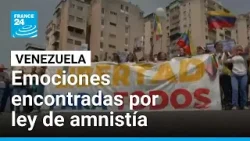 Venezuela: esperanza y escepticismo por ley de amnistía para presos por razones políticas