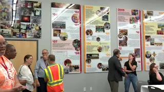 Arkansas Foodbank unveils history wall to celebrate 42 years of service