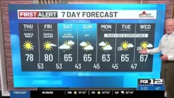 Thursday morning weather forecast (10/15)