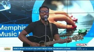 C.J. Williams performs on Memphis Music Mix