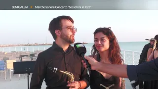 Roto TVRS Senigallia Marche Sonore "Sassofoni in Jazz" all'alba