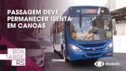 Passagem deve permanecer isenta em Canoas