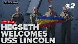 Secretary of War Pete Hegseth welcomes returning sailors home