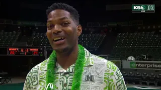 Rainbow Wahine volleyball head coach Joshua Walker reflects on first sweep, looks to next match