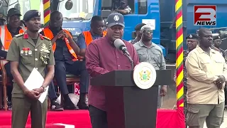 Agbogbloshie's Waste Mountain Finally Moves - President Mahama Leads Launch
