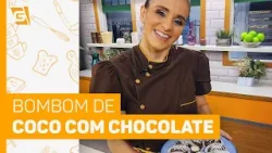 Como fazer BOMBOM DE CHOCOLATE COM COCO l 1 Receita em 1 Minuto l TV Gazeta