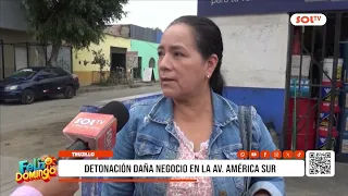 Trujillo: Explosion damages business on America Sur Avenue