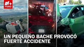 Accidents in Oaxaca, Querétaro, Acapulco, Tepic, Edomex and CDMX cause traffic disruptions