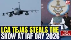 PM Modi Witnesses Indigenous Tejas Fighter Jet In Action At Varanasi Air Show | IAF Day 2026 |ET Now