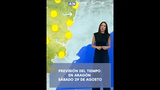 Weather forecast in Aragon, Saturday, August 29