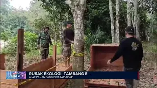 Tambang emas ilegal di Sungai Minak ditertibkan aparat