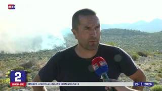 Vatrogasci bitku biju sa vatrenom stihijom: Više požara na području Hercegovine