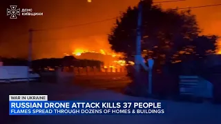 Russian strike on Ukrainian warehouse kills 37 in war's deadliest attack this year