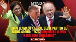 A strong message to the US from María Corina's party: "THOSE CRIMINALS have been DECEIVING us in ...
