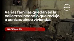 Several families left homeless after fire reduces five homes to ashes