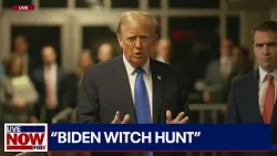 Trump speaks after "hush money" trial opening statements | LiveNOW from FOX