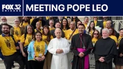 Chicago-area Catholics meet with Pope Leo in Rome