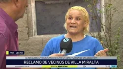 Vecinos de Miralta reclaman en Córdoba: "Las casas se empezaron a partir"