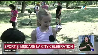 Timișoara Days: children, youth, and adults participated in sports activities #RegionalNews @TVRTM