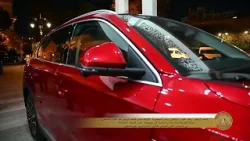 الرئيس عبد الفتاح السيسي يتلقى سيارة كهربائية هدية من الرئيس التركي بمناسبة زيارته الحالية إلى مصر