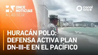 At Six - Hurricane Polo: Defense activates DN-III-E Plan in the Pacific (09/23/2026)