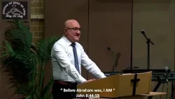Before Abraham was, I Am     John  8    44 to 59   Pastor Roni Awraham