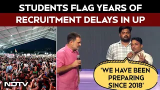 Rahul Gandhi Prayagraj | Students Raise Paper Leaks, Scorecards And Normalisation Issues With Rahul