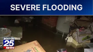 Nor’easter flooding forces Mass. families from homes, basements filled with water