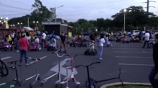 Families enjoyed their weekend at various spots in Managua