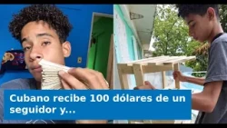 VIDEO: Cuban man receives 100 dollars from a follower and surprises everyone with what he decides...
