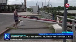 Destacan la cantidad de inscriptos en la Escuela de Canotaje