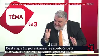 „My sme nemali ani tie najväčšie historické udalosti bez toho, aby tam nebol vnútorný konflikt."
