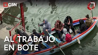 AJUSTE en VIALIDAD: no funciona un ASCENSOR y cruzan a Capital en BOTE