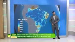 ZCAS avança no Brasil e chuvas podem chegar a 150 mm na primeira quinzena de março; saiba onde