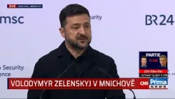 Petře, děkujeme. Zelenskyj ocenil Česko, při proslovu v Mnichově oslovil prezidenta Pavla