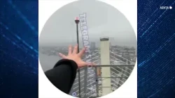 Vladivostok police identify teenagers who climbed the Golden Bridge pylon