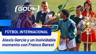 Alexis García and a priceless relic; "I have Franco Baresi's shirt from Nacional vs. Milan"