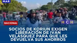 Socios de Koriun exigen liberación de Iván Velásquez para que les devuelva sus ahorros