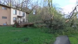 Crews working to clean up storm damage in Iowa City