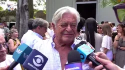 Ex presidente Luis Alberto Lacalle Herrera, participó de acto a Defensa en Paysandú.