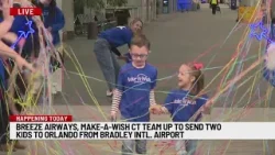 2 Connecticut children head to Orlando for Make-A-Wish trip with Breeze Airways