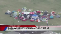 Pro-Palestine supports camp out at Auraria Campus