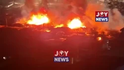 F!re guts shops at Kumasi Central Business District Market, leaving several shops affected.