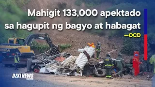 Mahigit 133,000 apektado habang 4 ang patay sa hagupit ng Bagyong Maymay at habagat — OCD