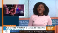 Man accused of sharing AI-generated child porn