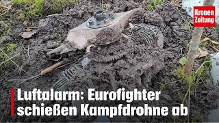 Air Raid Alert: Eurofighters shoot down combat drone | krone.tv NEWS