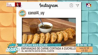 Hand-cut beef empanadas on Vamo Arriba