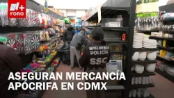 Anti-Piracy Operation in Tacuba and Iztapalapa, CDMX